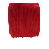 Kód: 39028 Vágott végű rojt 30 cm hosszú - ROSSO / 39028